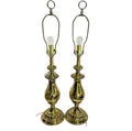 Pair of vintage ornate Brass Table Lamps (Traditional)