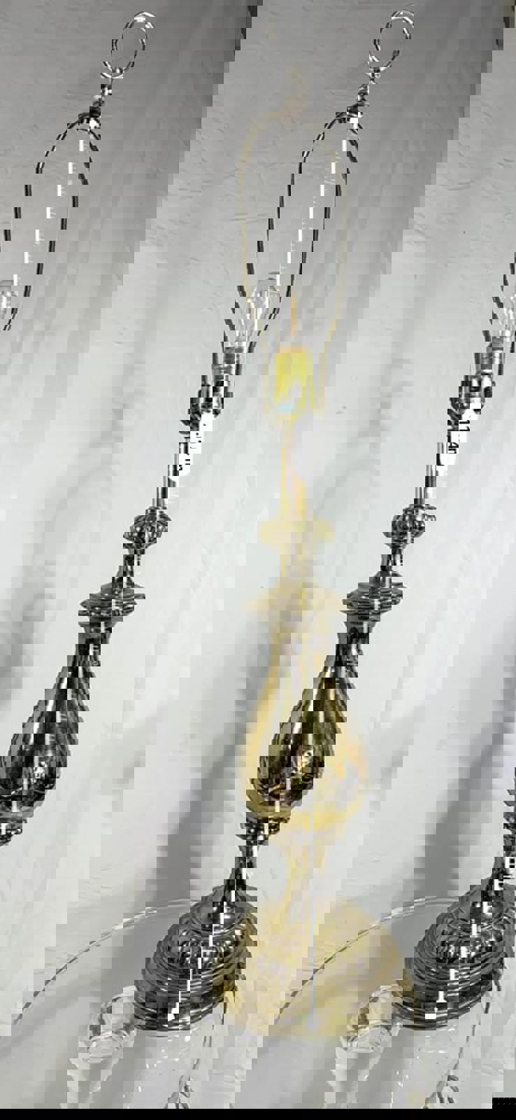 Pair of vintage ornate Brass Table Lamps (Traditional)