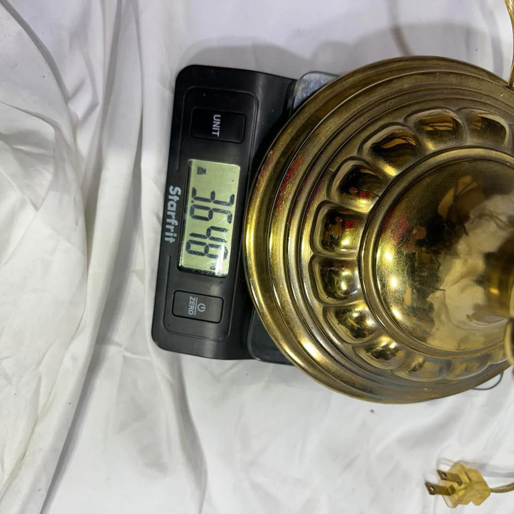 Pair of vintage ornate Brass Table Lamps (Traditional)